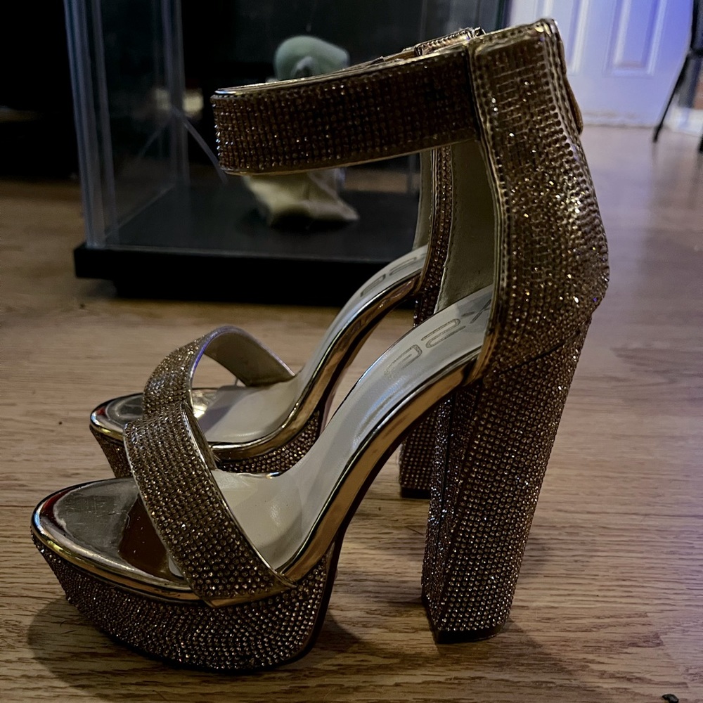 Rose Gold Heels.